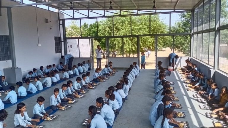 BW LPG India delivers on its promise to build dining sheds for two schools in Bikaner